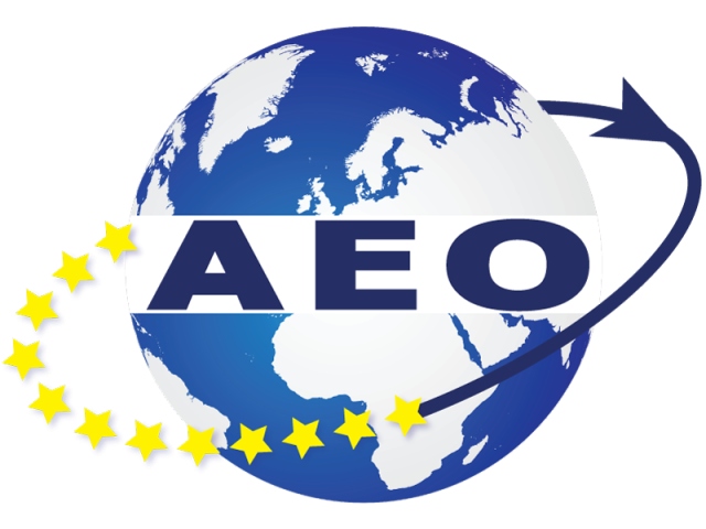 Logo des AEO bzw. Zugelassenen Wirtschaftsbeteiligten